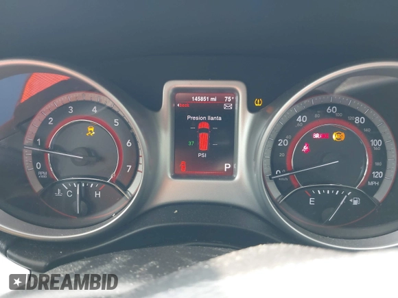 2013 Dodge Journey SE with VIN 3C4PDCAB0DT710609, listed as a IAAI auction lot 41763431 with 145,851 mi miles and . Bid and sale history available at DreamBid. Image 7.