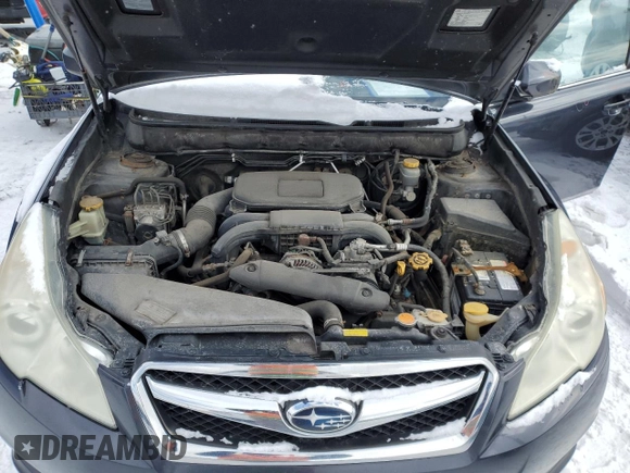2011 Subaru Legacy Premium with VIN 4S3BMCC62B3234379, listed as a Copart auction lot 45606965 with 169,900 mi miles and Salvage Title. Bid and sale history available at DreamBid. Image 11.