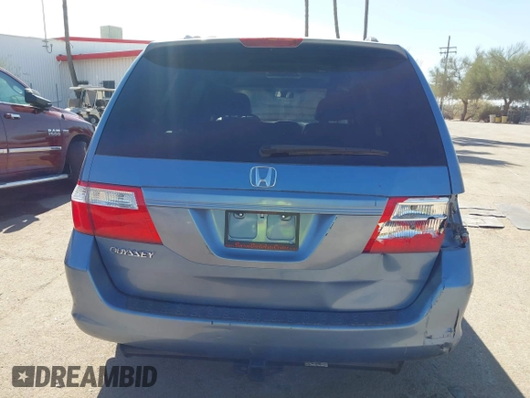 2006 Honda Odyssey EX-L with VIN 5FNRL38796B099851, listed as a IAAI auction lot 41555109 with 154,707 mi miles and . Bid and sale history available at DreamBid. Image 17.