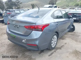 2020 Hyundai Accent SE with VIN 3KPC24A67LE117880, listed as a IAAI auction lot 41924657 with 98,056 mi miles. Bid and sale history available at carsss.com. Image 4.