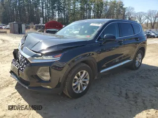 2020 Hyundai Santa Fe SEL with VIN 5NMS3CAD5LH230480, listed as a Copart auction lot 49781465 with 50,756 mi miles and Salvage Title. Bid and sale history available at carsss.com. Image 1.