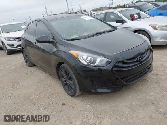 2015 Hyundai Elantra GT with VIN KMHD35LH3FU241149, listed as a IAAI auction lot 42163508 with 124,121 mi miles. Bid and sale history available at carsss.com. Image 1.