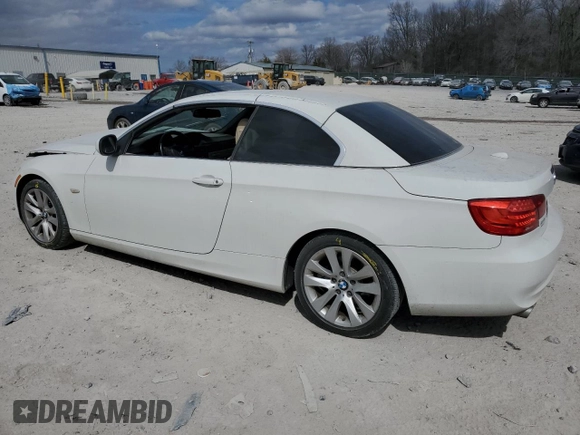 2013 BMW 3 Series 328i with VIN WBADW3C55DJ528011, listed as a Copart auction lot 47391275 with 121,785 mi miles and Salvage Title. Bid and sale history available at carsss.com. Image 2.