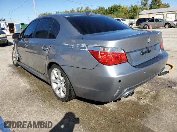 2006 BMW 5 Series 550i with VIN WBANB53546CP02671, listed as a Copart auction lot 72996534 with 124,214 mi miles and Salvage Title. Bid and sale history available at DreamBid. Image 2.