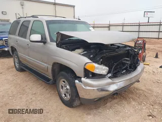 2002 GMC Yukon SLT with VIN 1GKEK13Z82R321366, listed as a IAAI auction lot 41554348 with 87,491 mi miles. Bid and sale history available at carsss.com. Image 1.