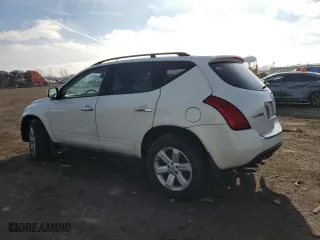2006 Nissan Murano SL with VIN JN8AZ08T96W405907, listed as a Copart auction lot 84817324 with 128,416 mi miles and Clean Title. Bid and sale history available at carsss.com. Image 2.