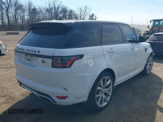 2019 Land Rover Range Rover Sport SVR with VIN SALWZ2SE7KA865879, listed as a IAAI auction lot 41613539 with 65,456 mi miles and . Bid and sale history available at DreamBid. Image 4.