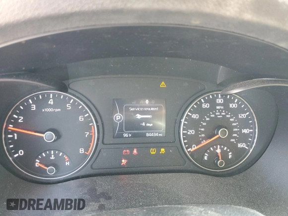 2018 Kia Optima LX with VIN 5XXGT4L33JG251971, listed as a Copart auction lot 58152875 with 84,434 mi miles and Salvage title. Bid and sale history available at DreamBid. Image 9.