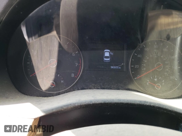 2017 Kia Cadenza Premium with VIN KNALC4J16H5046026, listed as a Copart auction lot 68608473 with 96,805 mi miles and Salvage Title. Bid and sale history available at carsss.com. Image 9.
