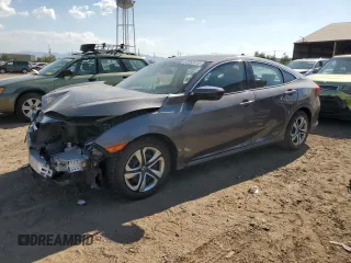 2018 Honda Civic Sedan LX with VIN 2HGFC2F57JH571290, listed as a Copart auction lot 65563313 with 58,581 mi miles and Non Repairable. Bid and sale history available at carsss.com. Image 1.