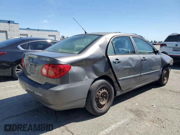 2008 Toyota Corolla CE with VIN 1NXBR32E68Z038695, listed as a Copart auction lot 49188965 with 255,802 mi miles and Salvage Title. Bid and sale history available at DreamBid. Image 3.