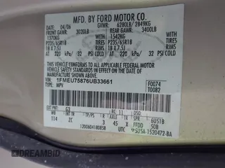 2006 Ford Explorer Limited with VIN 1FMEU75876UB33661, listed as a IAAI auction lot 41928298 with Not Provided miles and . Bid and sale history available at DreamBid. Image 9.