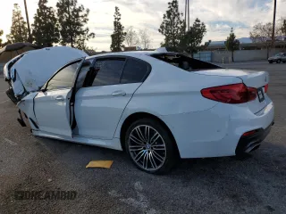2018 BMW 5 Series 540i with VIN WBAJE5C50JWA96107, listed as a Copart auction lot 43808235 with Not Provided miles and Salvage Title. Bid and sale history available at carsss.com. Image 2.