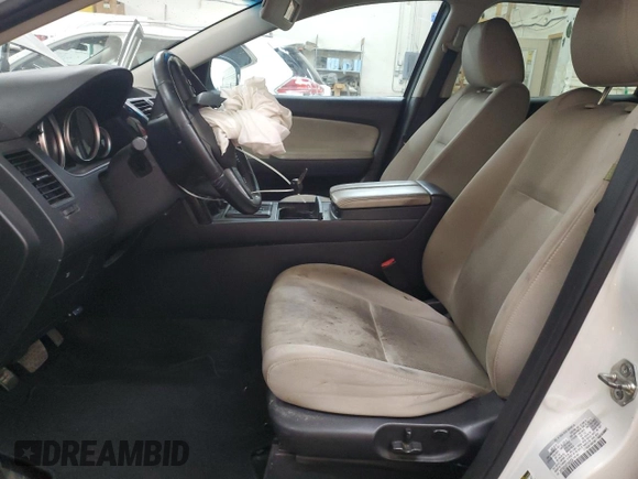 2015 Mazda CX-9 Sport with VIN JM3TB2BV9F0458308, listed as a Copart auction lot 53378565 with 176,095 mi miles and Salvage Title. Bid and sale history available at carsss.com. Image 7.