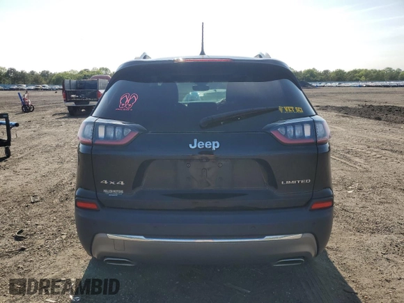 2020 Jeep Cherokee Limited with VIN 1C4PJMDXXLD643317, listed as a Copart auction lot 59341115 with 58,514 mi miles and Salvage title. Bid and sale history available at DreamBid. Image 6.