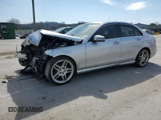 2014 Mercedes-Benz C 250 Sport with VIN WDDGF4HB2EG253481, listed as a Copart auction lot 50882175 with 132,494 mi miles and Salvage Title. Bid and sale history available at DreamBid. Image 1.