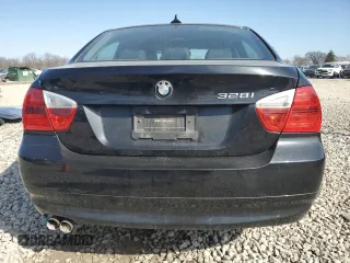 2007 BMW 3 Series 328i with VIN WBAVC53547FZ70794, listed as a Copart auction lot 47402045 with 201,797 mi miles and Salvage Title. Bid and sale history available at carsss.com. Image 6.