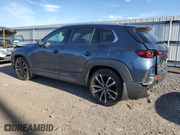 2023 Mazda CX-50 S Premium Plus with VIN 7MMVABEM8PN129773, listed as a Copart auction lot 82489824 with 31,567 mi miles and Salvage Title. Bid and sale history available at DreamBid. Image 2.