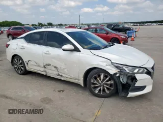 2021 Nissan Sentra SV with VIN 3N1AB8CV8MY324736, listed as a Copart auction lot 59736685 with 139,372 mi miles and Salvage title. Bid and sale history available at DreamBid. Image 4.