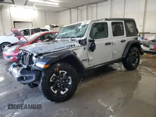 2024 Jeep Wrangler Rubicon with VIN 1C4RJXR6XRW292478, listed as a Copart auction lot 88075765 with 11,121 mi miles and Non Repairable. Bid and sale history available at DreamBid. Image 1.