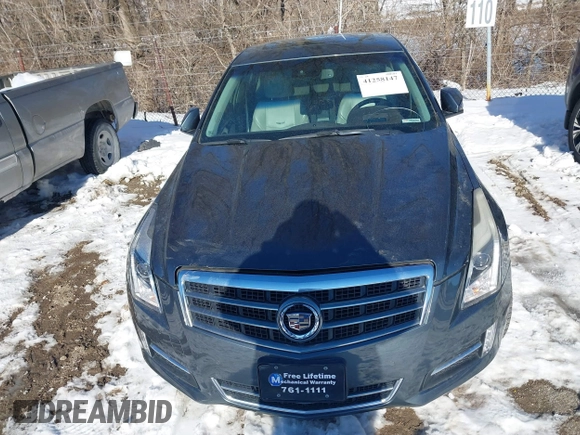 2013 Cadillac ATS Premium with VIN 1G6AL5SX5D0147541, listed as a IAAI auction lot 41258147 with 119,305 mi miles. Bid and sale history available at carsss.com. Image 6.