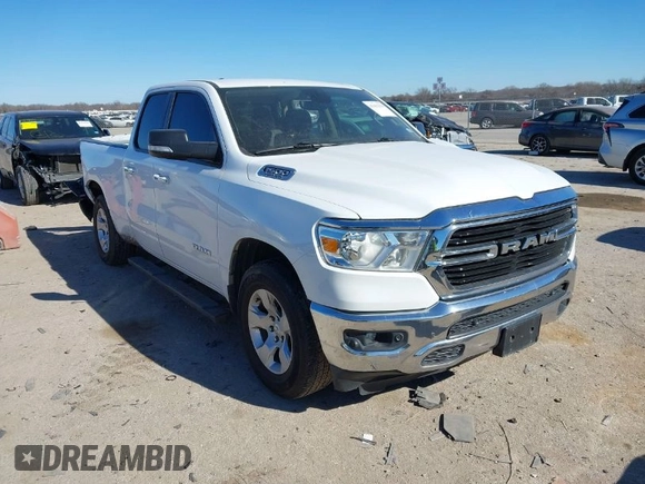 2020 Ram 1500 Big Horn with VIN 1C6RREBTXLN138726, listed as a IAAI auction lot 41413154 with 109,845 mi miles. Bid and sale history available at carsss.com. Image 1.