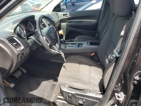 2013 Dodge Durango SXT with VIN 1C4RDHAG1DC651146, listed as a Copart auction lot 60154305 with 185,268 mi miles and Clean title. Bid and sale history available at DreamBid. Image 7.