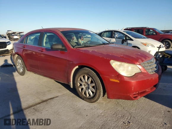 2008 Chrysler Sebring LX with VIN 1C3LC46K58N182219, listed as a Copart auction lot 80479954 with 195,194 mi miles and Salvage Title. Bid and sale history available at carsss.com. Image 4.