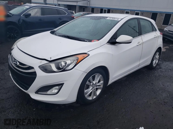 2013 Hyundai Elantra GT with VIN KMHD35LE3DU037700, listed as a Copart auction lot 73755414 with 142,974 mi miles and Salvage Title. Bid and sale history available at carsss.com. Image 1.