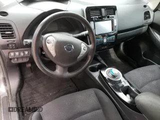 2015 Nissan LEAF SV with VIN 1N4AZ0CP0FC302825, listed as a Copart auction lot 49904193 with 36,673 mi miles. Bid and sale history available at carsss.com. Image 8.