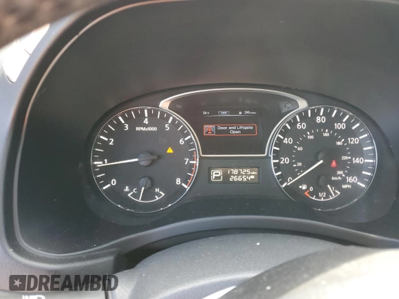 2015 Nissan Pathfinder SV with VIN 5N1AR2MM2FC706716, listed as a Copart auction lot 54173455 with 178,725 mi miles and Salvage title. Bid and sale history available at DreamBid. Image 9.