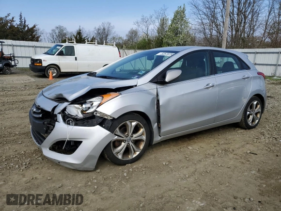 2013 Hyundai Elantra GT with VIN KMHD35LE8DU081952, listed as a Copart auction lot 52579755 with 188,129 mi miles and Salvage Title. Bid and sale history available at carsss.com. Image 1.