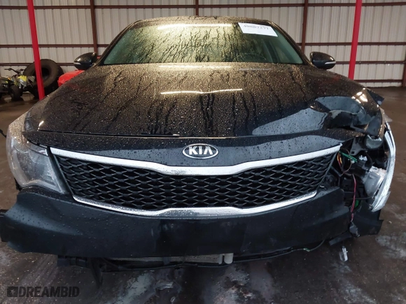 2017 Kia Optima LX 1.6T with VIN 5XXGT4L10HG129660, listed as a IAAI auction lot 40887271 with 107,000 mi miles. Bid and sale history available at carsss.com. Image 6.