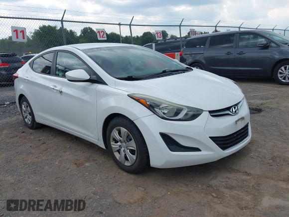 2016 Hyundai Elantra SE with VIN 5NPDH4AE4GH713816, listed as a IAAI auction lot 42678969 with 113,324 mi miles and . Bid and sale history available at DreamBid. Image 1.