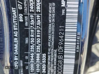 2013 Mercedes-Benz GLK 350 z VIN WDCGG8JB1DF964211, wystawiony jako Copart lot #50032545 z przebiegiem 161 590 mil mil oraz Szkoda całkowita • Salvage title. Historia ofert i sprzedaży dostępna na DreamBid. Obrazek 13.