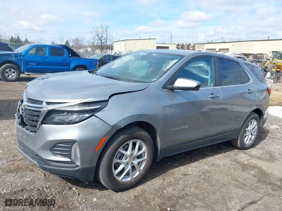 2024 Chevrolet Equinox LT with VIN 3GNAXKEG4RL271846, listed as a IAAI auction lot 41876866 with 45,905 mi miles. Bid and sale history available at carsss.com. Image 2.