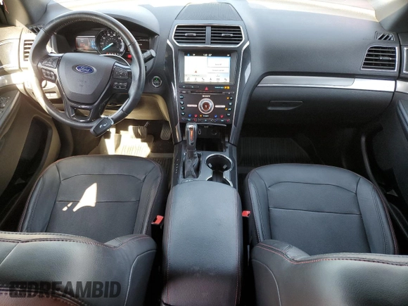 2018 Ford Explorer Sport with VIN 1FM5K8GT4JGC07574, listed as a Copart auction lot 72860404 with 18,563 mi miles and Salvage title. Bid and sale history available at DreamBid. Image 8.