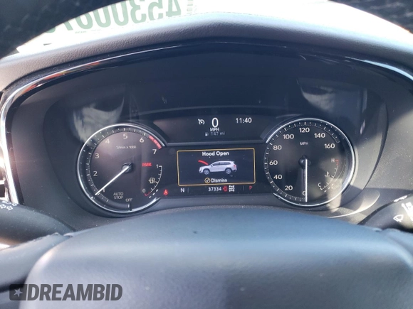 2023 Cadillac XT6 AWD Luxury with VIN 1GYKPBR43PZ106884, listed as a Copart auction lot 45300875 with 37,334 mi miles and Salvage Title. Bid and sale history available at carsss.com. Image 9.