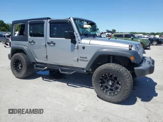 2016 Jeep Wrangler Unlimited Sport z VIN 1C4BJWDG4GL327252, wystawiony jako Copart lot #57433645 z przebiegiem 109 108 mil mil oraz Szkoda całkowita • Salvage title. Historia ofert i sprzedaży dostępna na DreamBid. Obrazek 4.