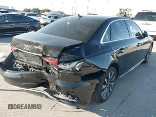 2022 Audi A4 Premium z VIN WAUABAF46NA019276, wystawiony jako IAAI lot #41059250 z przebiegiem 27 397 mil mil oraz . Historia ofert i sprzedaży dostępna na DreamBid. Obrazek 4.