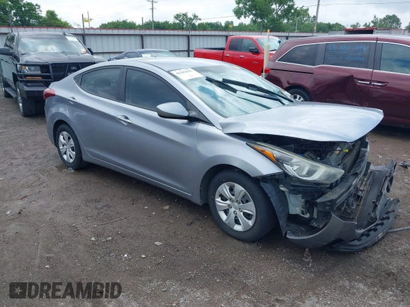 2016 Hyundai Elantra SE z VIN 5NPDH4AE1GH715927, wystawiony jako IAAI lot #42302693 z przebiegiem 143 065 mil mil oraz . Historia ofert i sprzedaży dostępna na DreamBid. Obrazek 1.