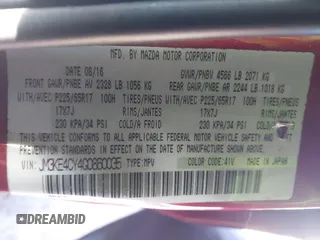 2016 Mazda CX-5 Touring with VIN JM3KE4CY4G0860035, listed as a IAAI auction lot 41678299 with 72,101 mi miles. Bid and sale history available at carsss.com. Image 9.