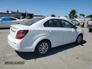 2018 Chevrolet Sonic LT with VIN 1G1JD5SGXJ4114333, listed as a Copart auction lot 60849815 with 44,074 mi miles and Salvage title. Bid and sale history available at DreamBid. Image 3.