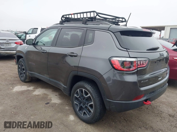 2019 Jeep Compass Trailhawk with VIN 3C4NJDDB1KT739938, listed as a IAAI auction lot 41411173 with 140,396 mi miles and . Bid and sale history available at carsss.com. Image 3.