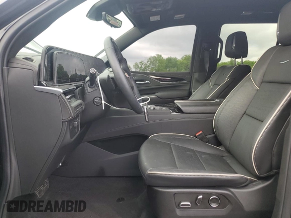 2024 Cadillac Escalade 4WD Sport with VIN 1GYS4FKL2RR154414, listed as a Copart auction lot 56644165 with 11,479 mi miles and Salvage title. Bid and sale history available at DreamBid. Image 7.