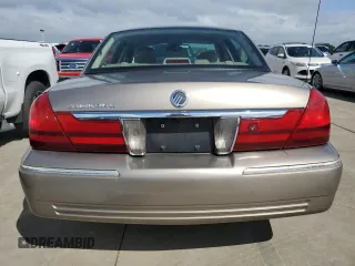 2005 Mercury Grand Marquis LS Premium with VIN 2MHHM75W95X631224, listed as a Copart auction lot 75134304 with 0 mi miles and Salvage Title. Bid and sale history available at carsss.com. Image 6.