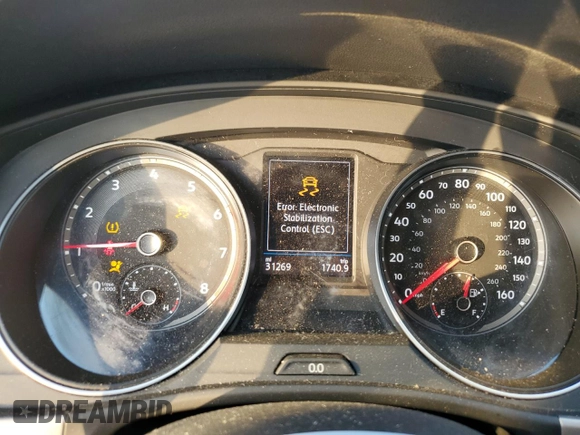 2019 Volkswagen Atlas SE with VIN 1V2DP2CA1KC610616, listed as a Copart auction lot 78749804 with 31,269 mi miles and Salvage title. Bid and sale history available at DreamBid. Image 9.