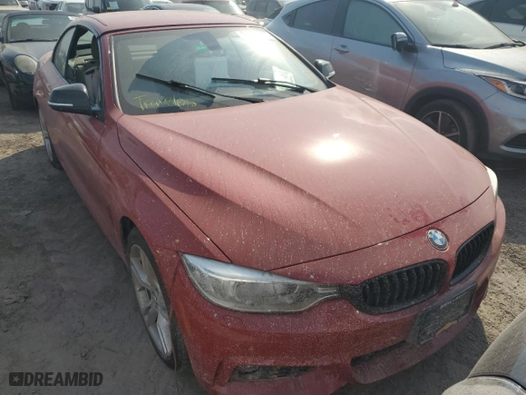 2016 BMW 4 Series 428i xDrive with VIN WBA3T1C50GP821700, listed as a Copart auction lot 74398034 with 0 mi miles and Salvage Title. Bid and sale history available at carsss.com. Image 5.