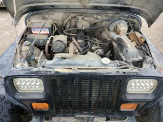 1993 Jeep Wrangler "S" with VIN 1J4FY19P6PP250248, listed as a Copart auction lot 74996514 with 110,656 mi miles and Non Repairable. Bid and sale history available at carsss.com. Image 12.