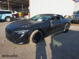 2020 BMW M8 Competition with VIN WBSDZ0C02LCD80945, listed as a IAAI auction lot 41229113 with 1 mi miles. Bid and sale history available at carsss.com. Image 2.